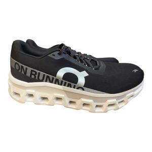 On Cloudmonster Running Shoe Black Men size 9.5